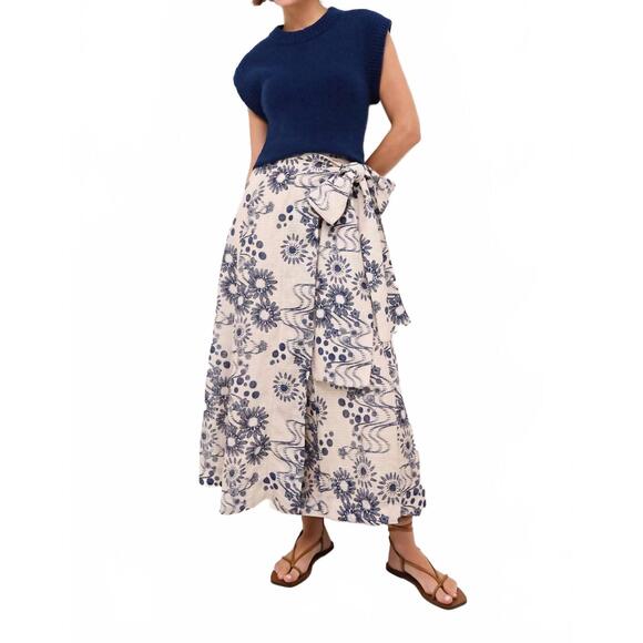 NEW MARIE OLIVER belle shelle top in navy